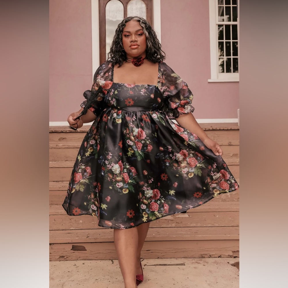 JessaKae Polly Dress Midnight Floral - Picture 4 of 6